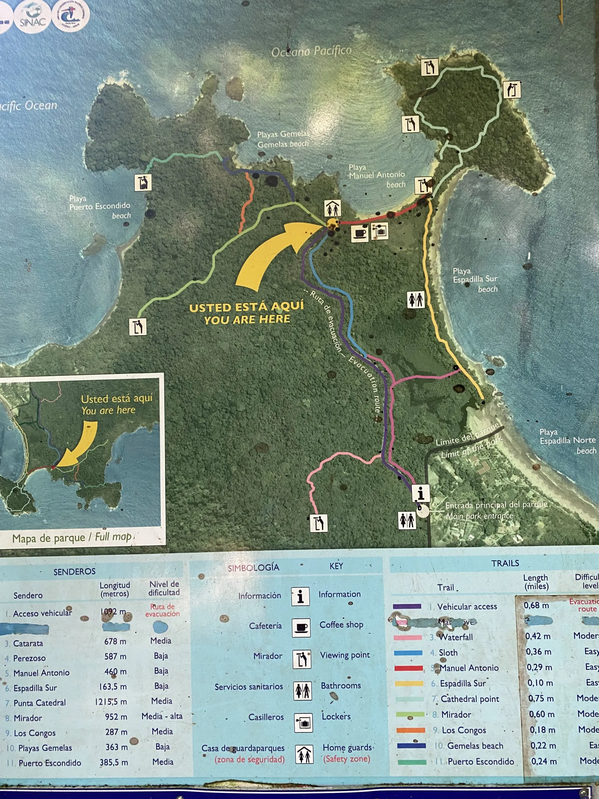 Wanderweg im Manuel-Antonio-Nationalpark