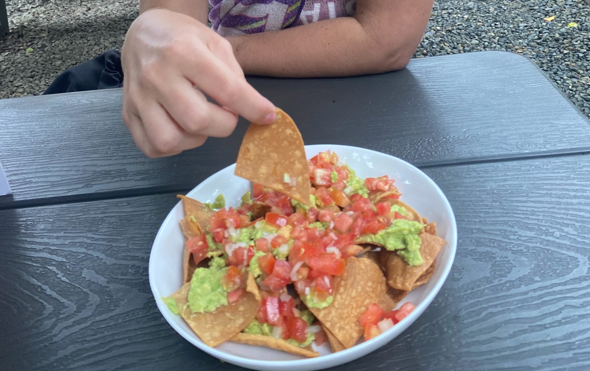 Foodtruck an einem Strand bei Manuel Antonio