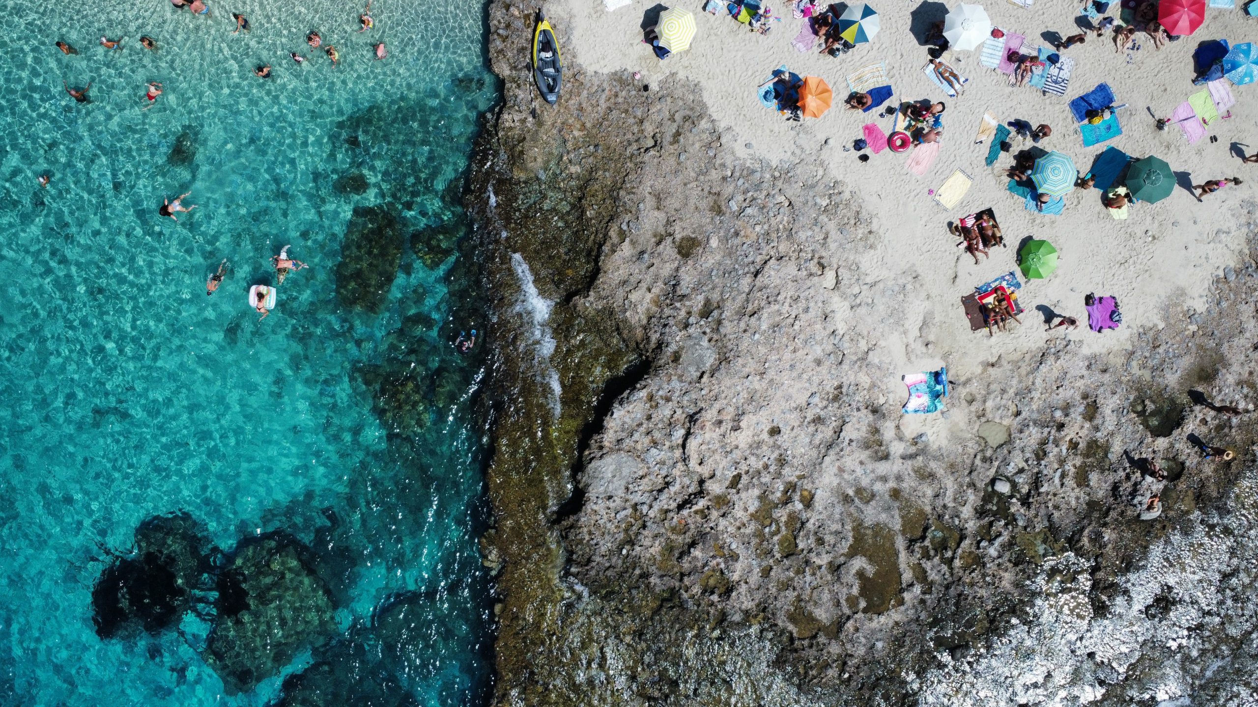 Grotticelle Beach in Capo Vaticano, Tropea