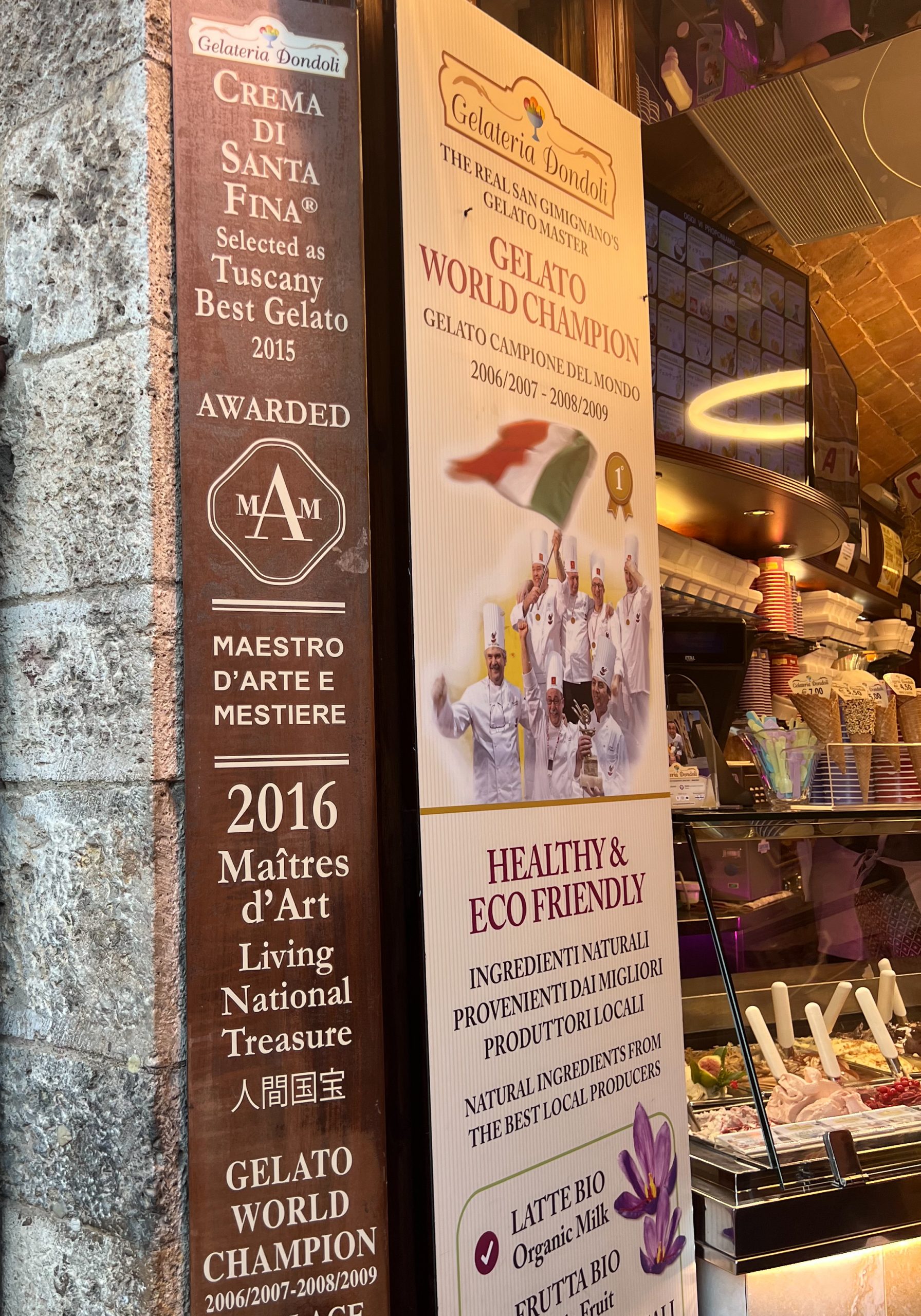 Gelateria Dondoli, San Gimignano