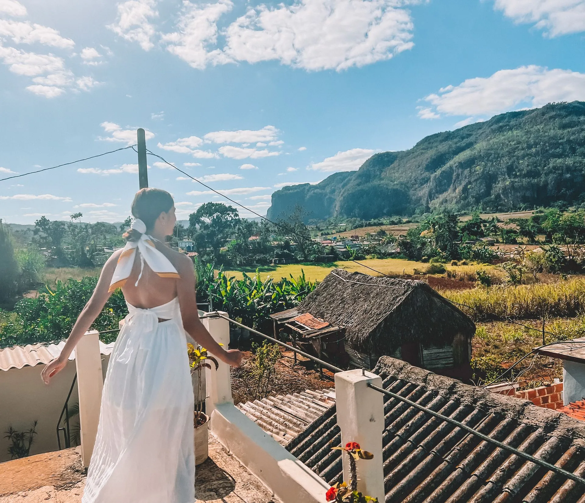 Lucilo & Nirma Airbnb mit Blick auf die Mogotes in Viñales