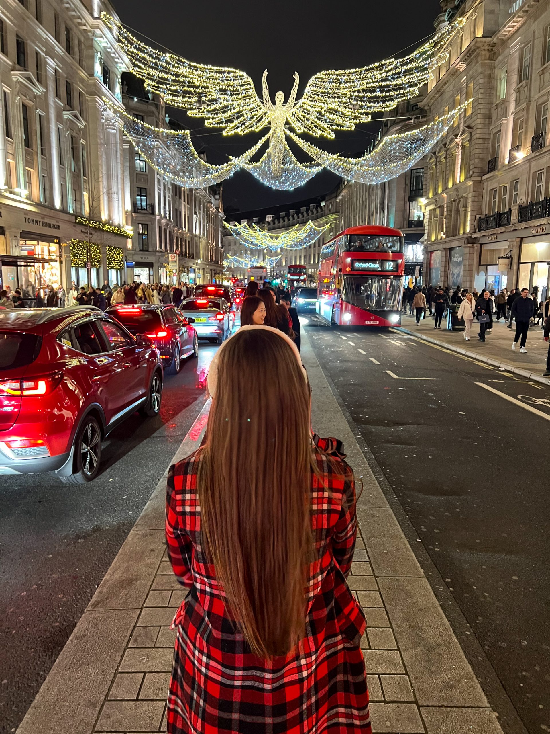 Weihnachtsbeleuchtung in der Regent Street, London