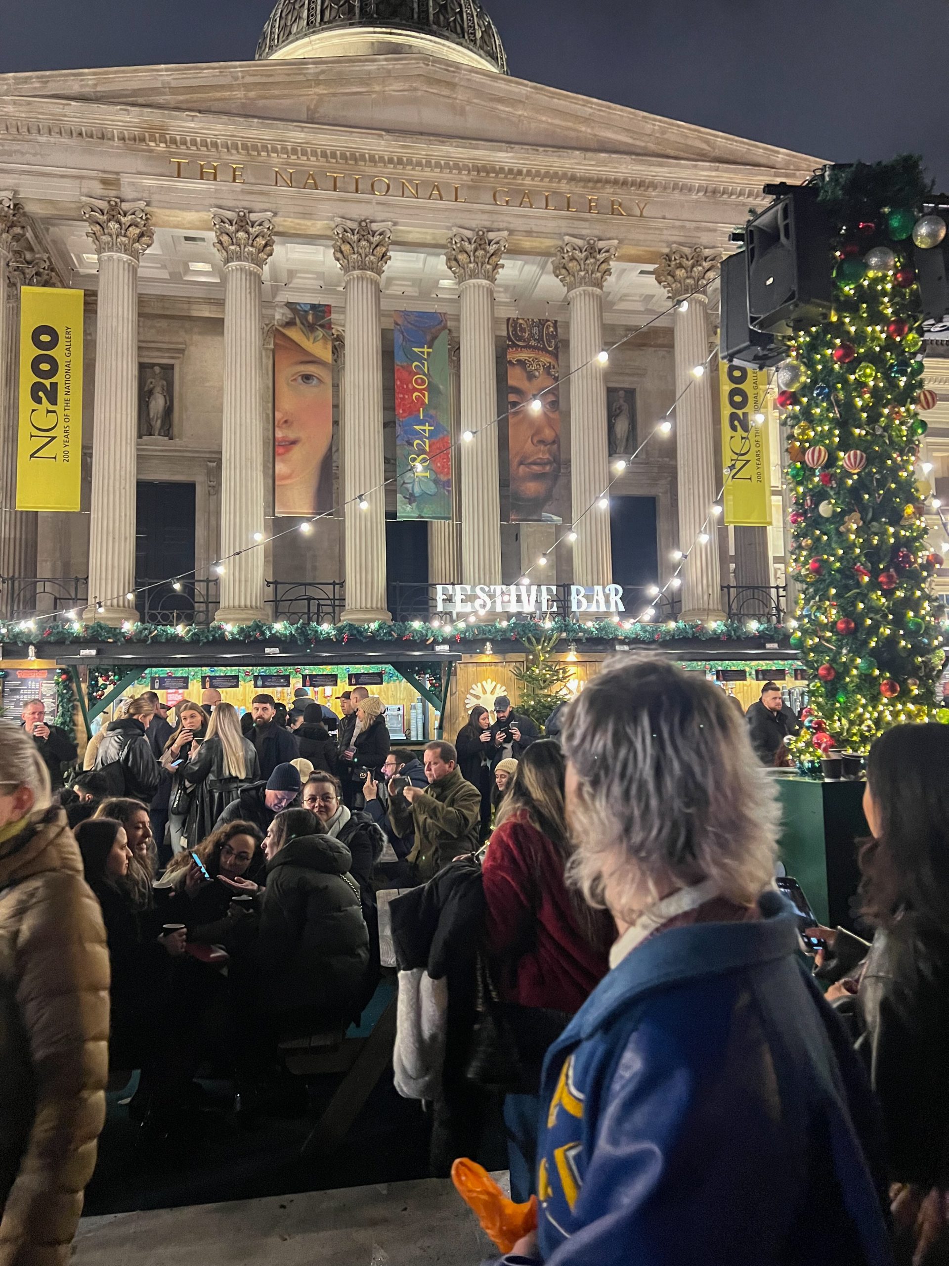 Christmas in Trafalgar Square, London