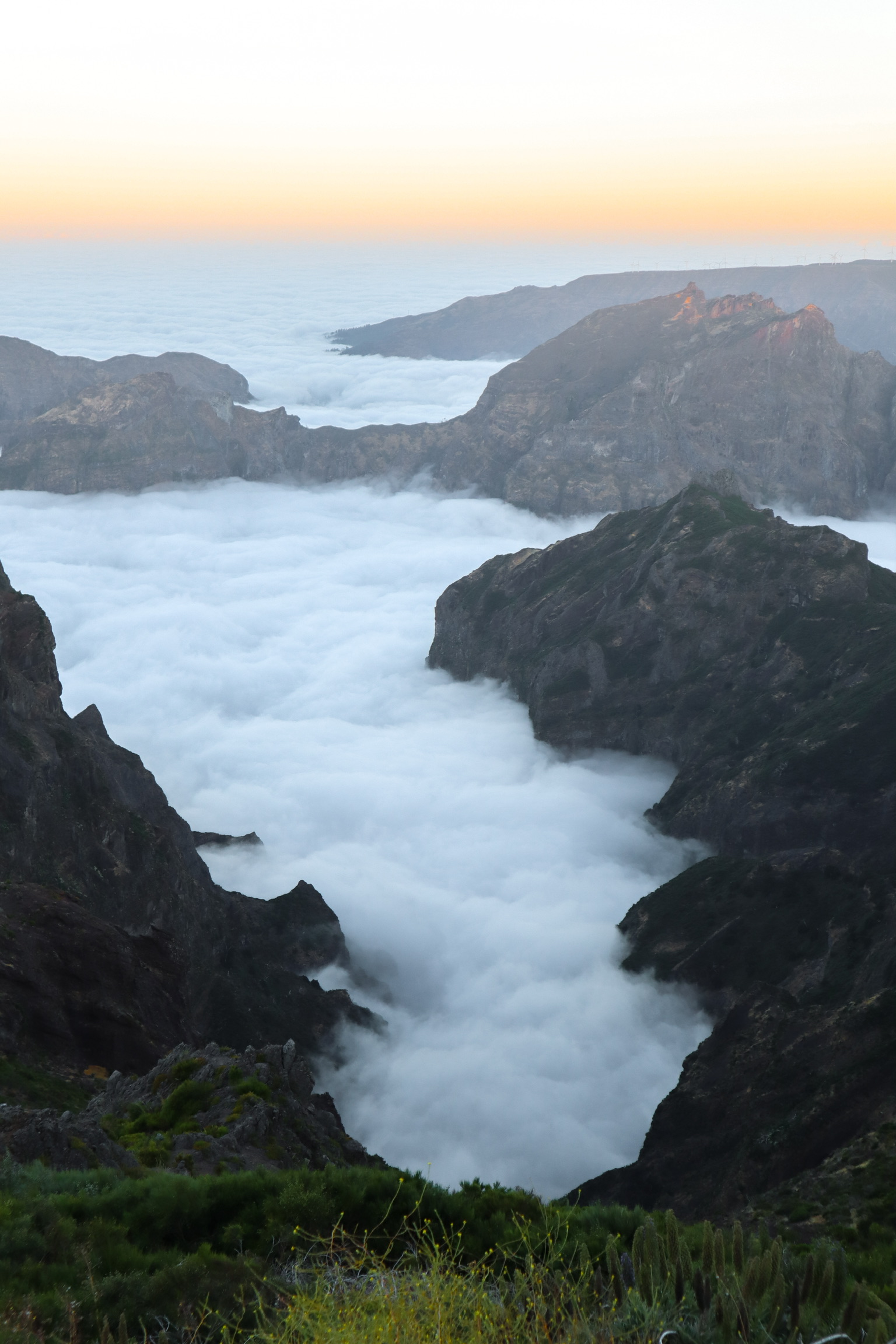 Gipfel des Pico Ruivo, Madeira