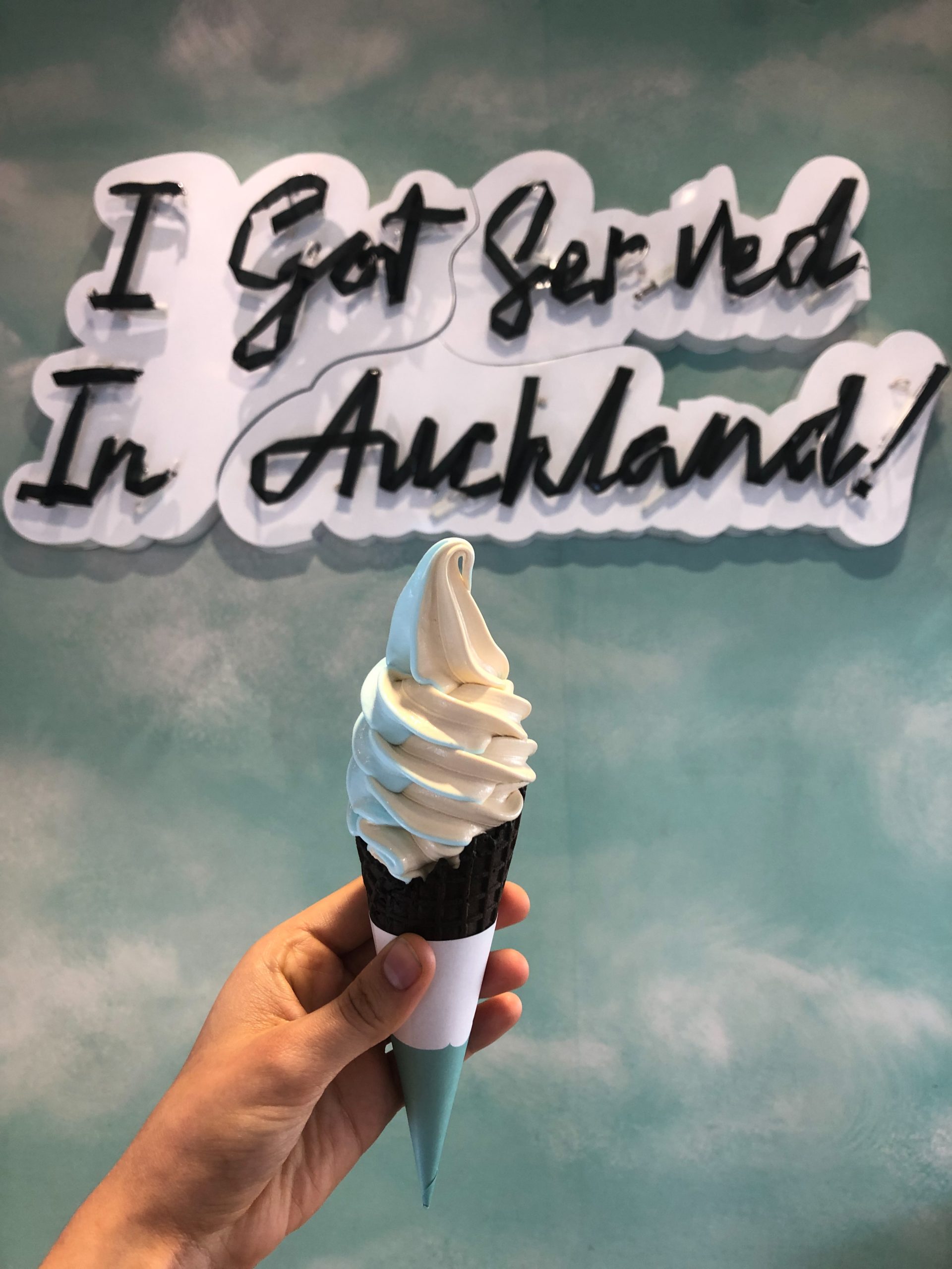 Softserve-Eis von Aqua S in Auckland