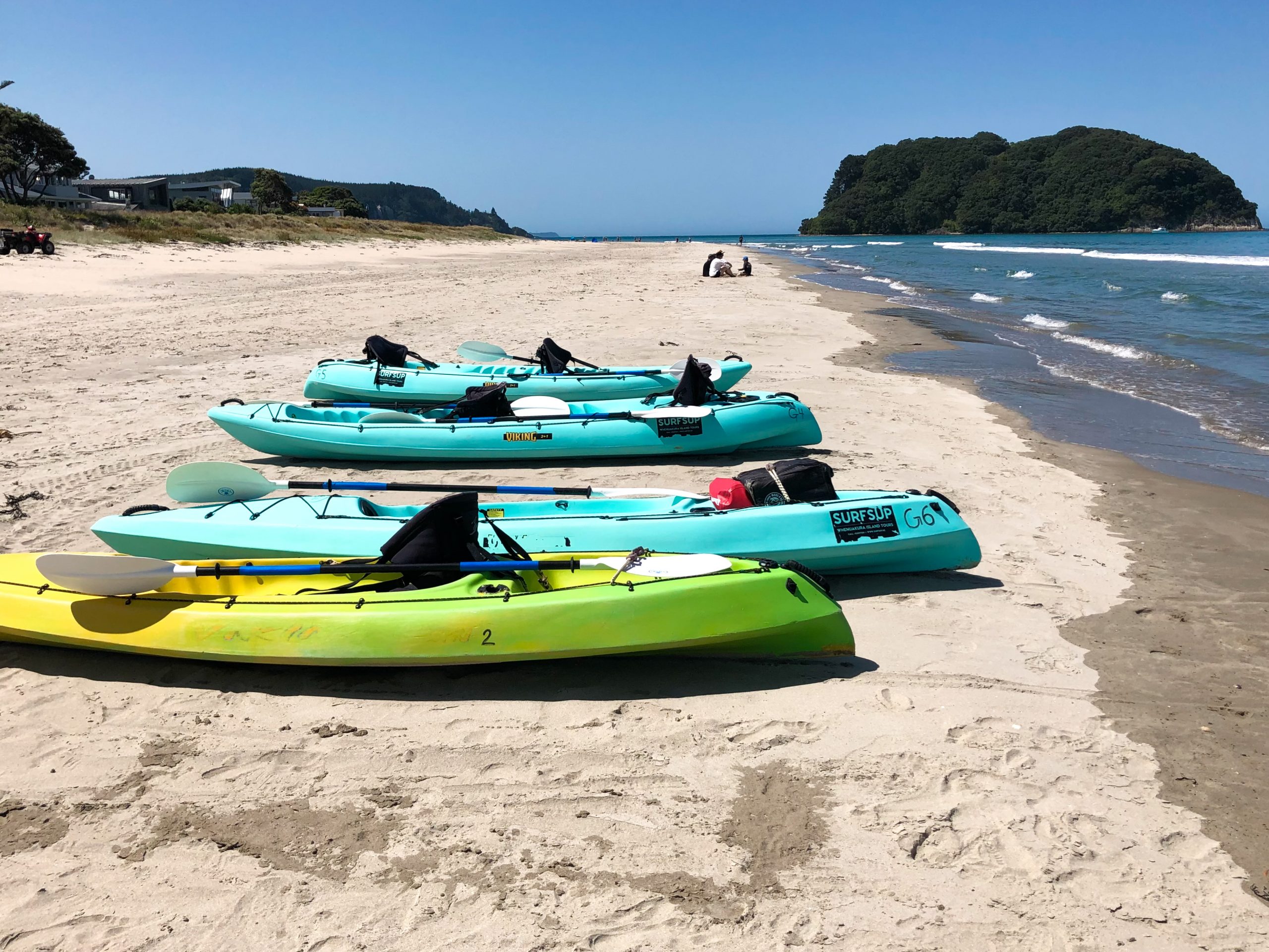 Kajakfahren durch die Lagune bei Whangamatā