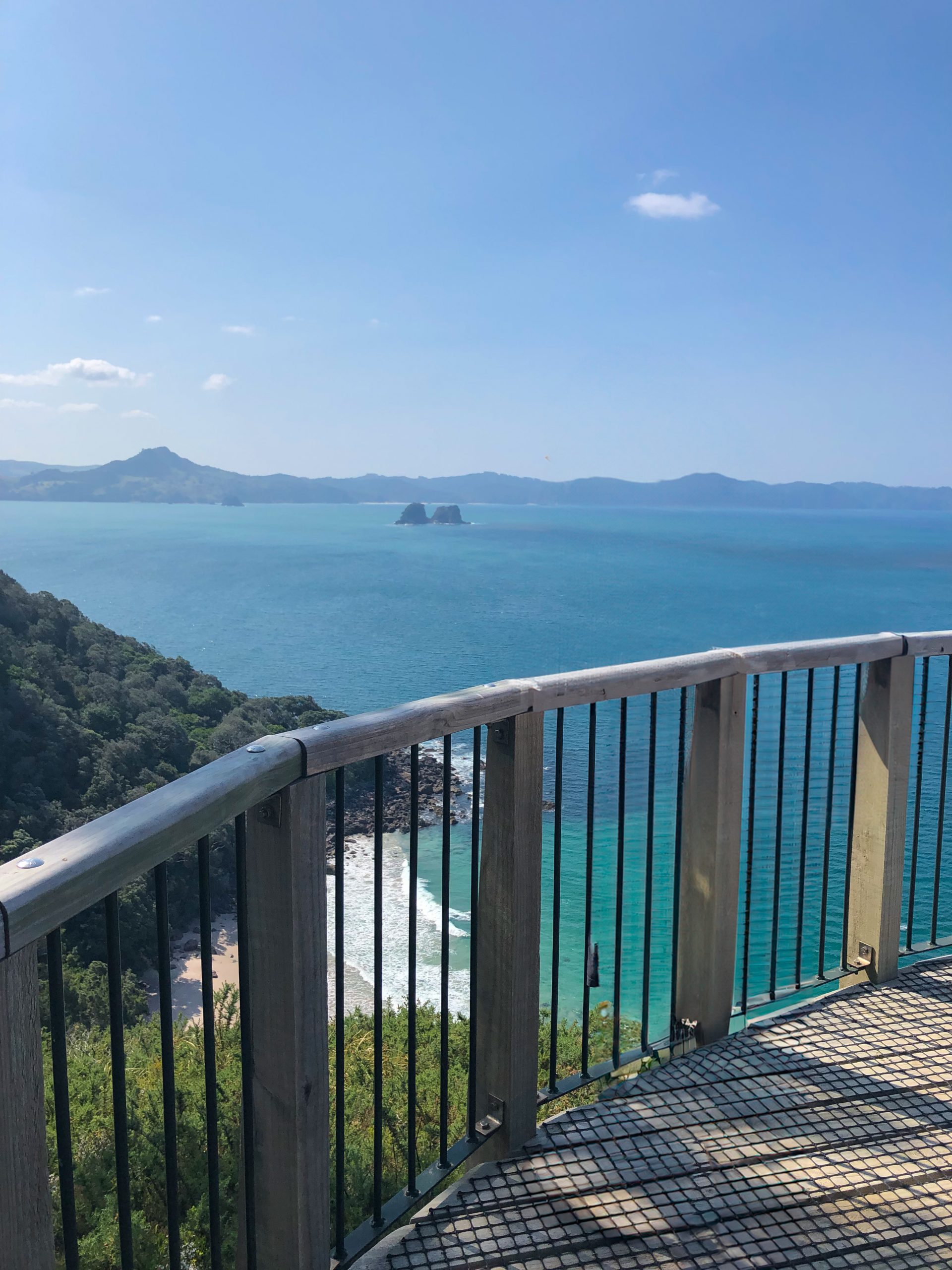 Aussichtspunkt an der Cathedral Cove