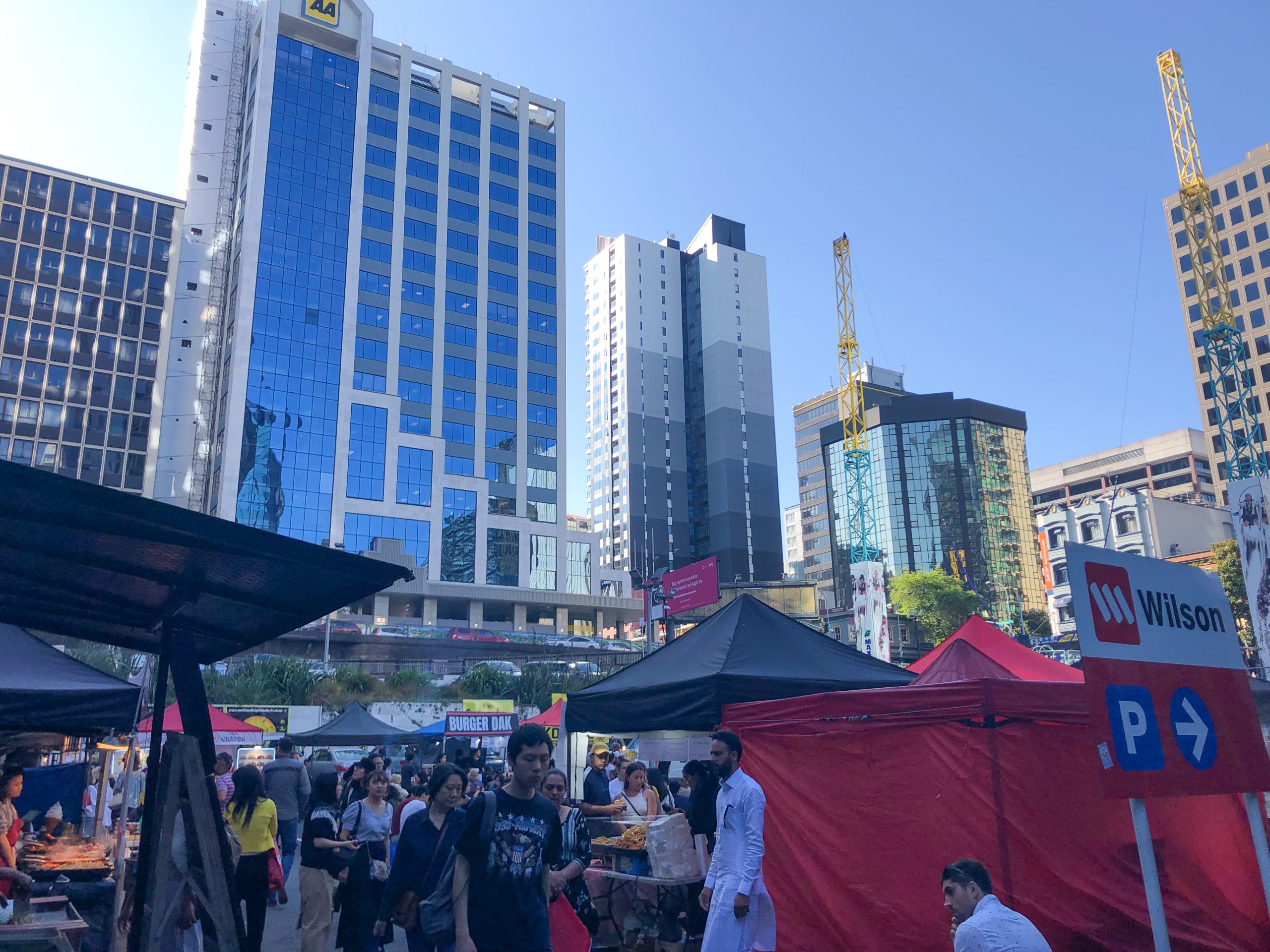 Street Food auf den Auckland Night Markets