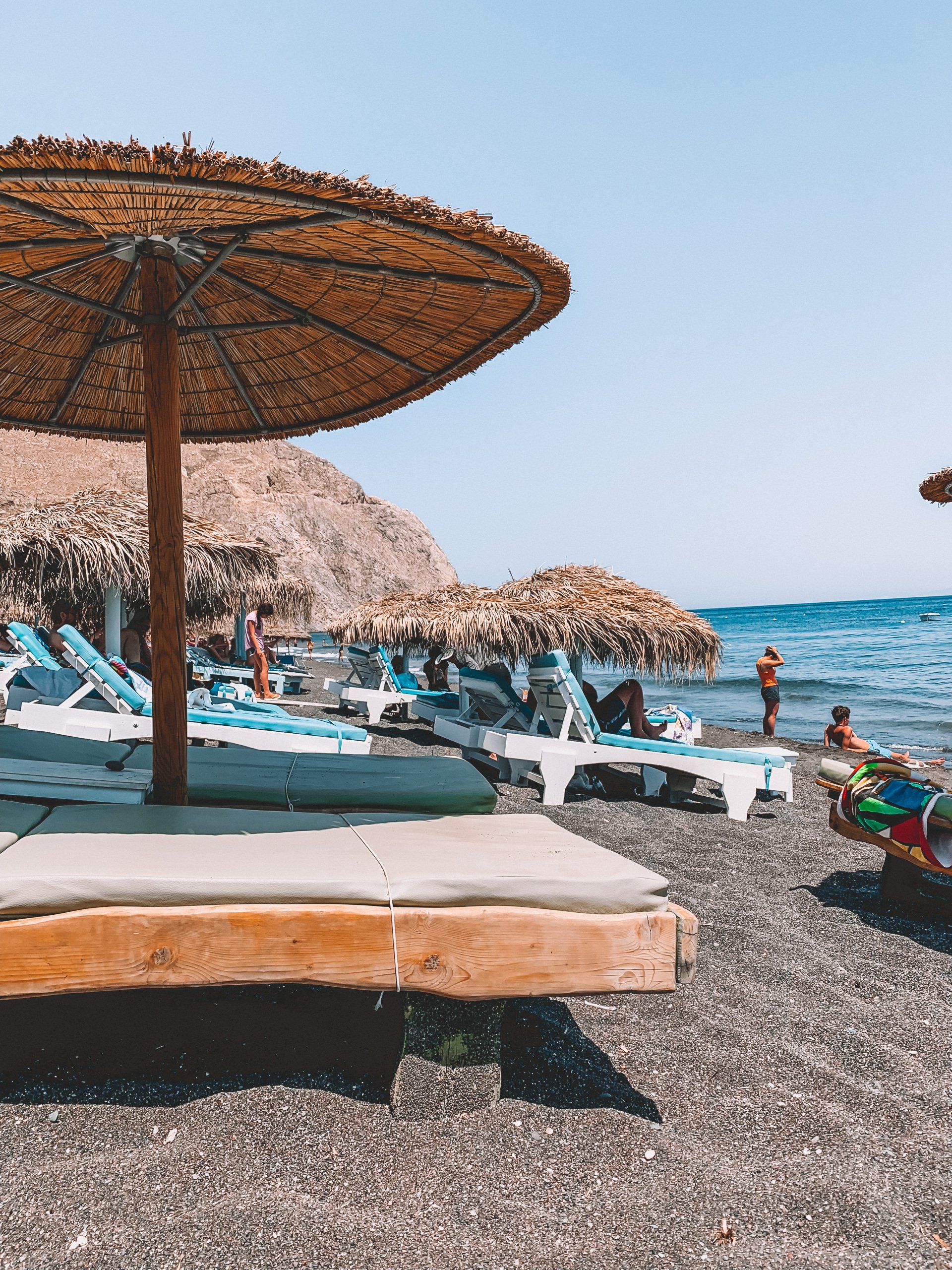 Perissa Beach, Santorini