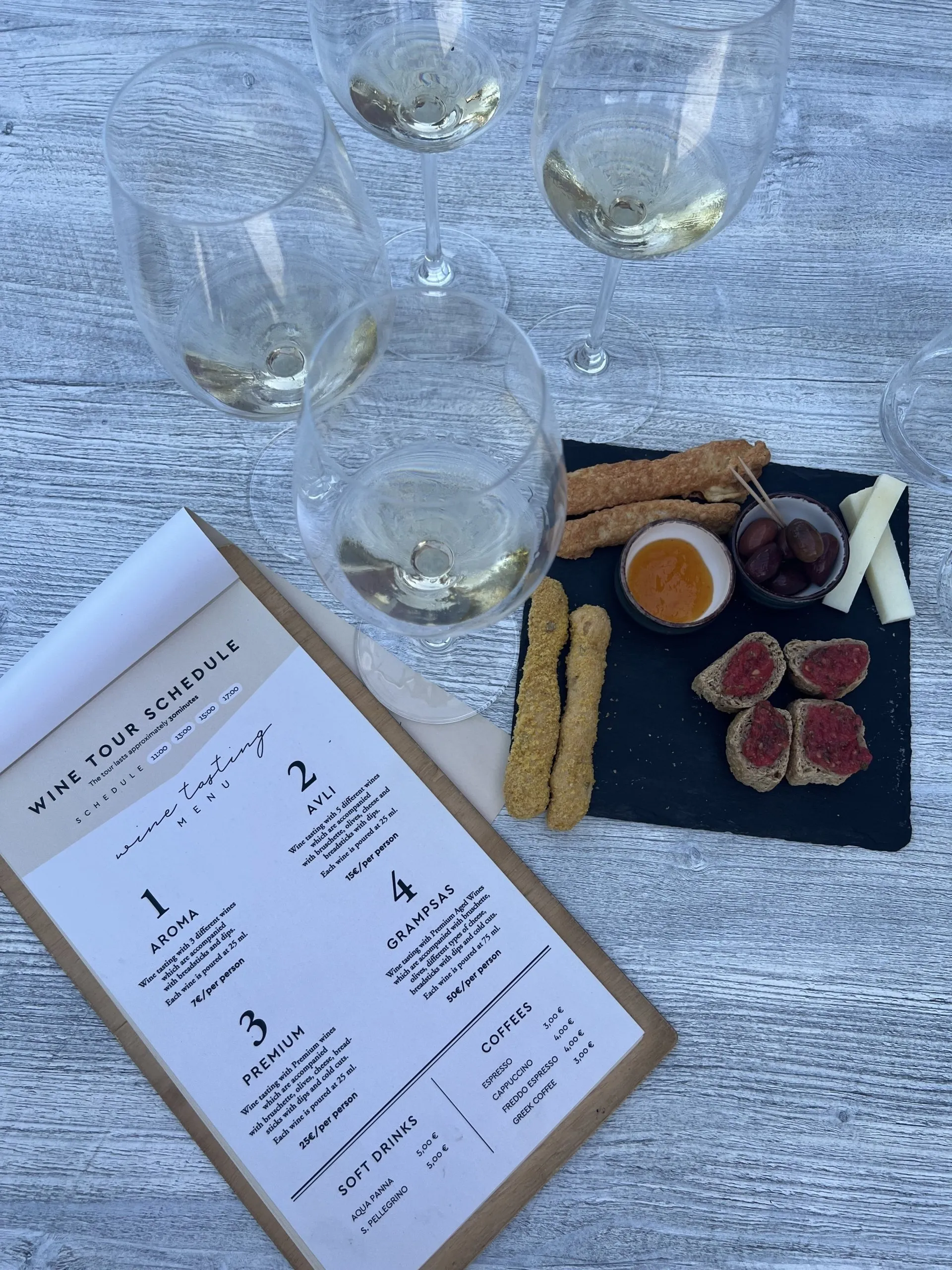 Weintasting bei Grampsas Winery & Restaurant, Zakynthos