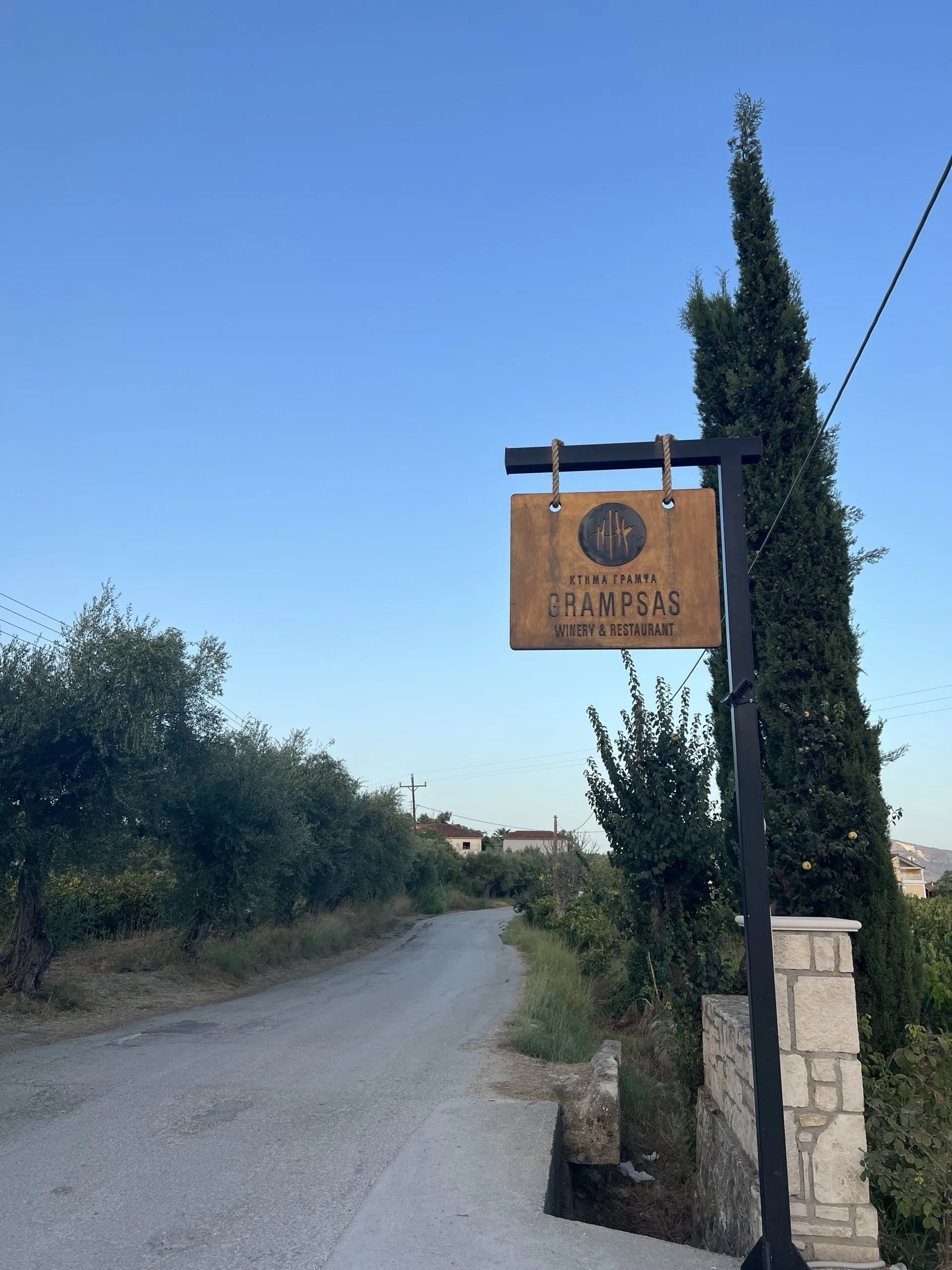 Weintasting bei Grampsas Winery & Restaurant, Zakynthos