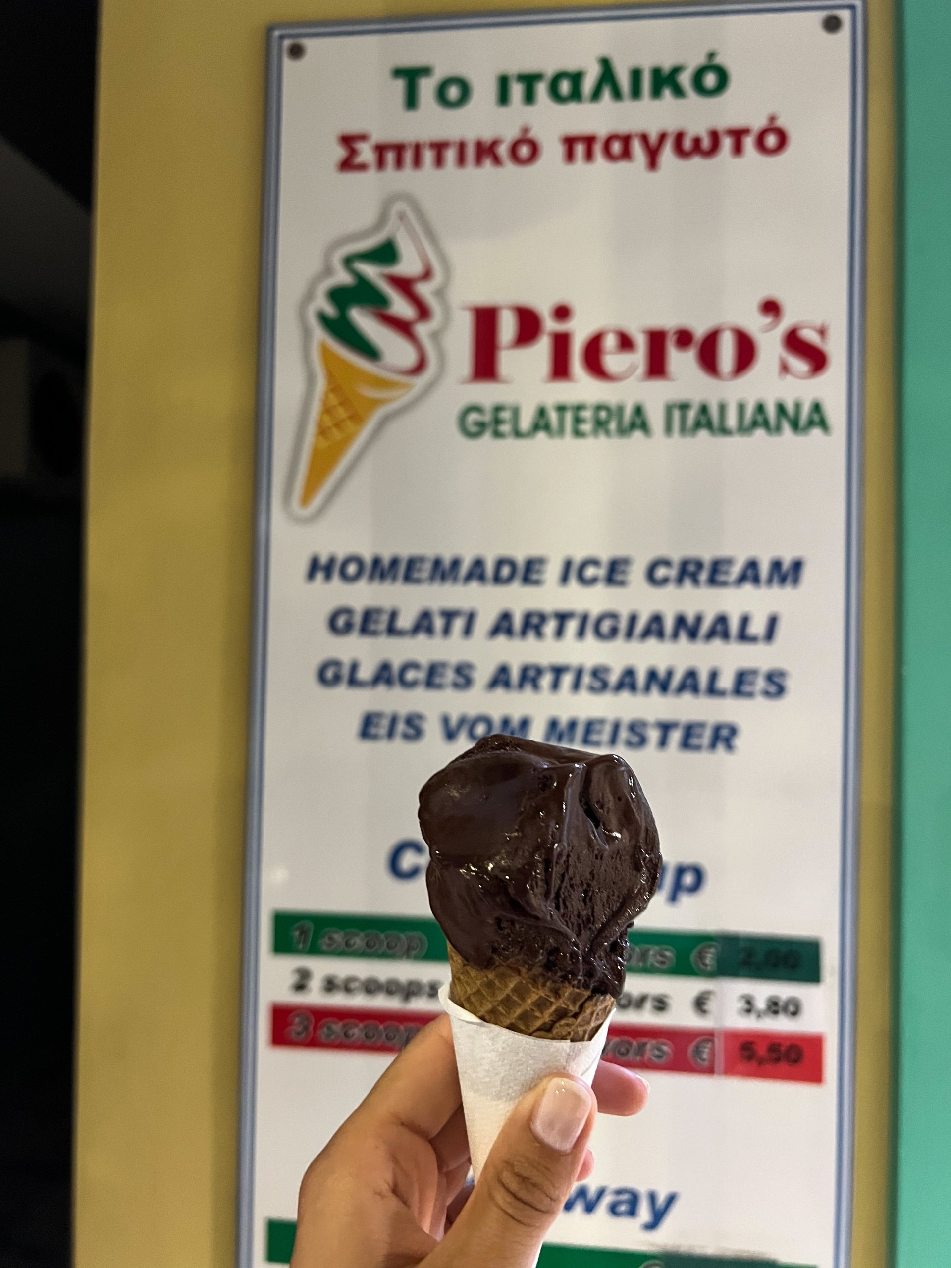 Piero's Gelateria Italiana, Zakynthos