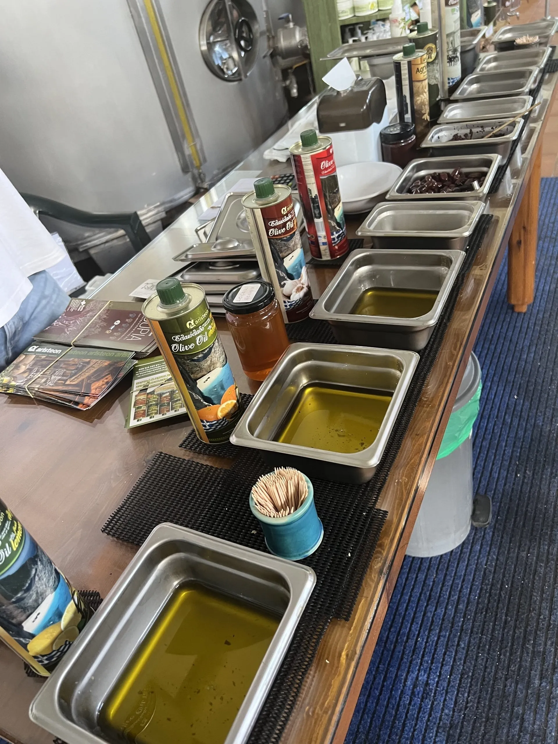 Olivengeschäfte und -Tasting, Zakynthos