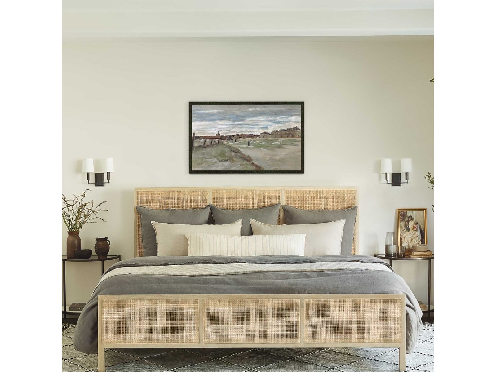 ahmedabad-solid-wood-rattan-cane-bed
