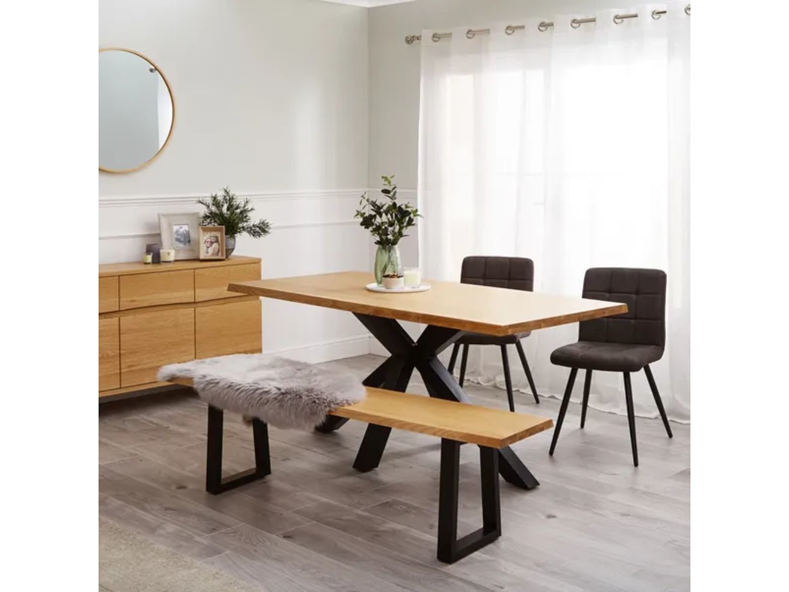Live Edge 4 Seater Dining Table