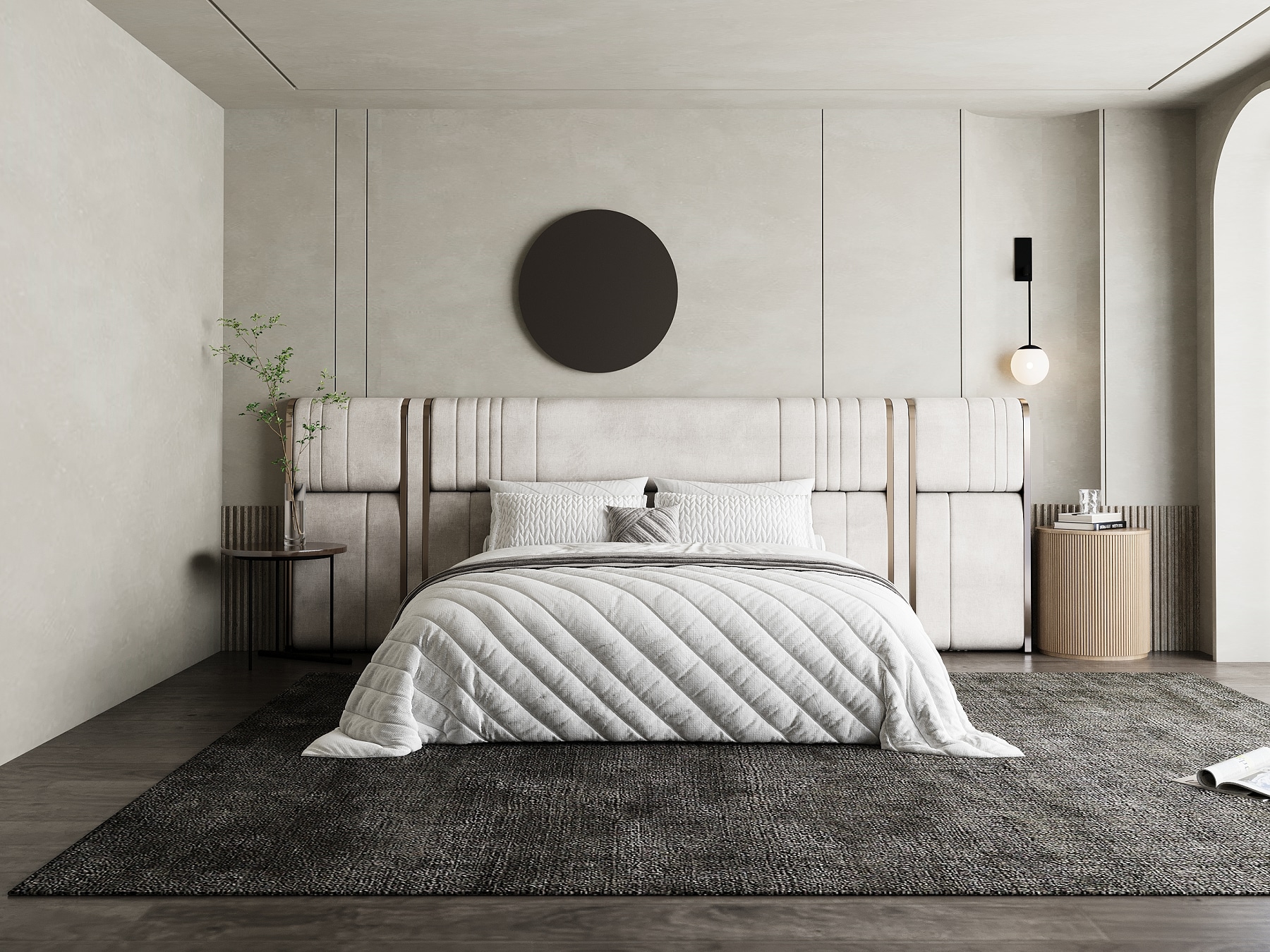 Aurelio Panel Bed — primary