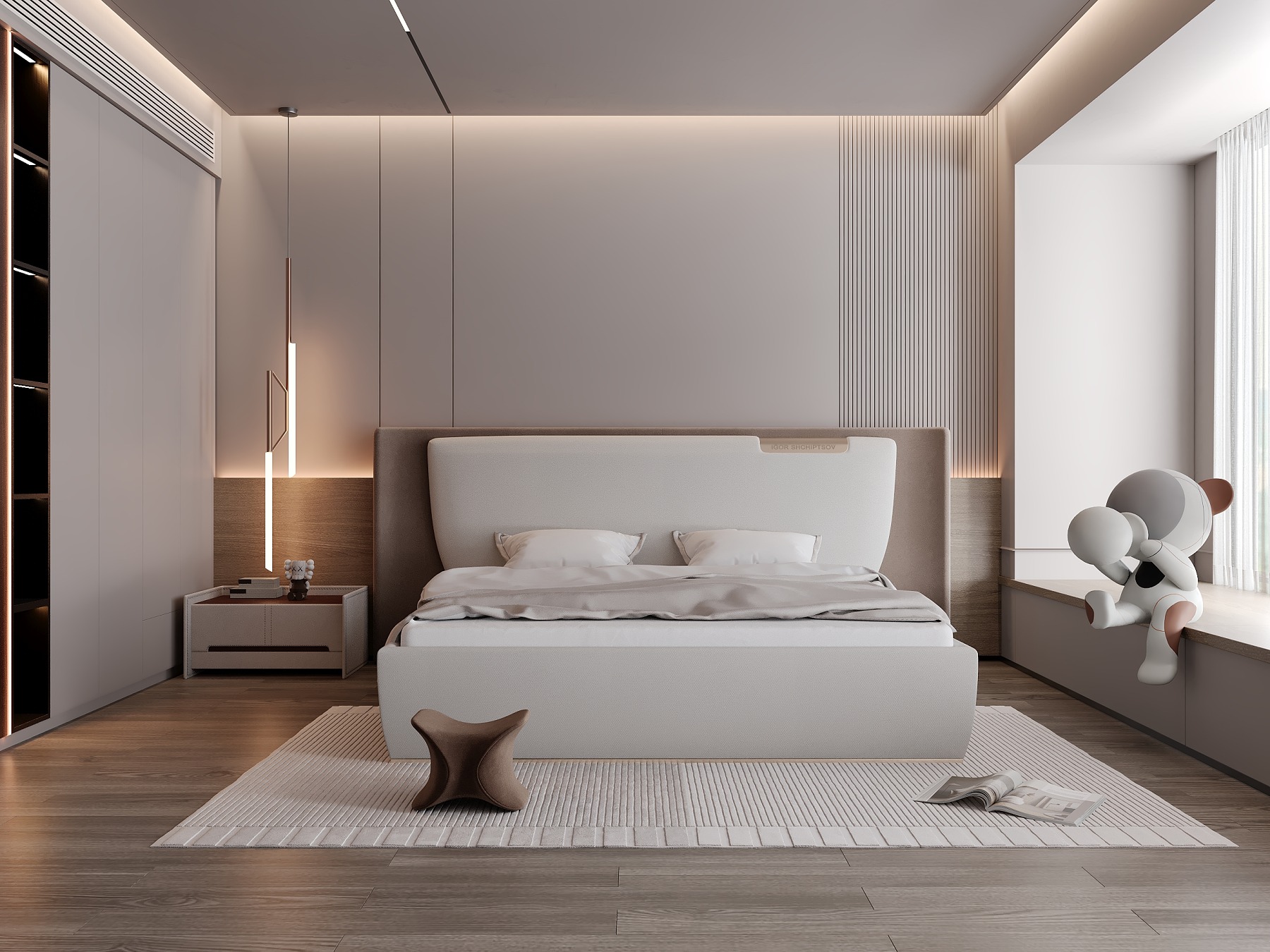 Aurelio Wing Bed — primary