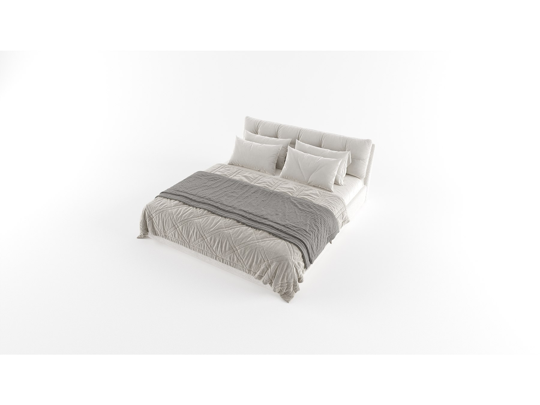 Aura Softline Bed — alternate view