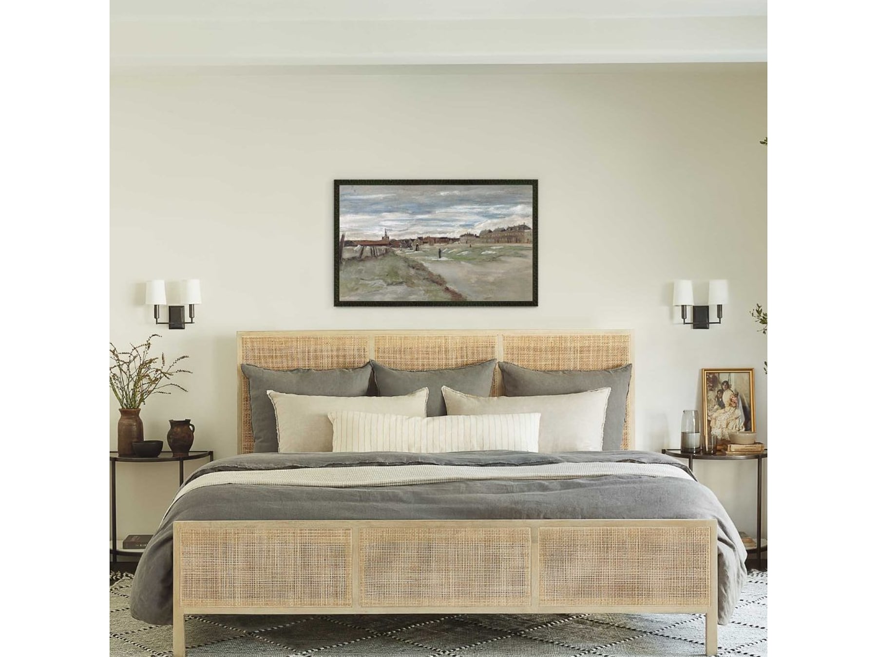 ahmedabad-solid-wood-rattan-cane-bed