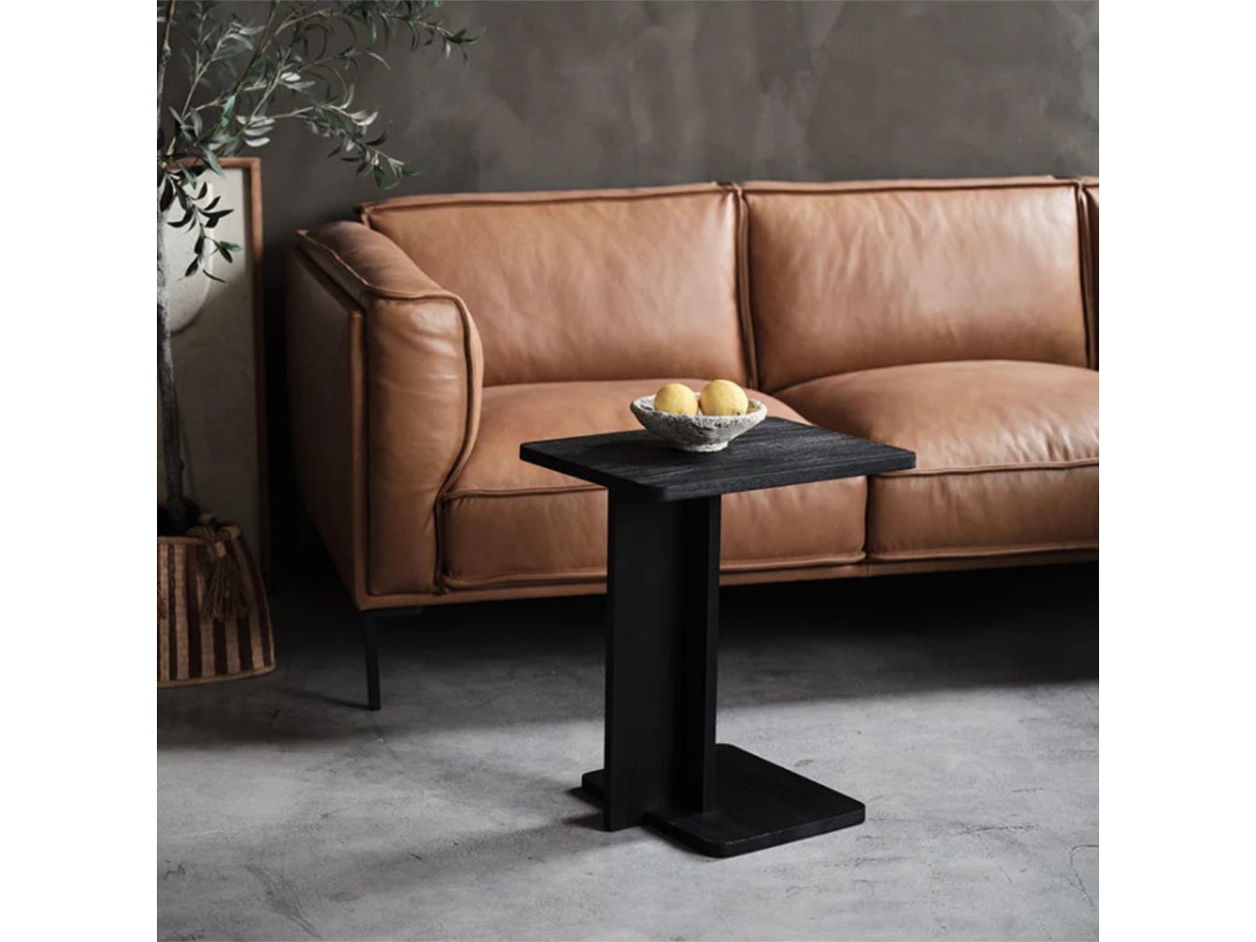 Bengaluru Side Table Solid Wood Living Room End Table beside Sofa