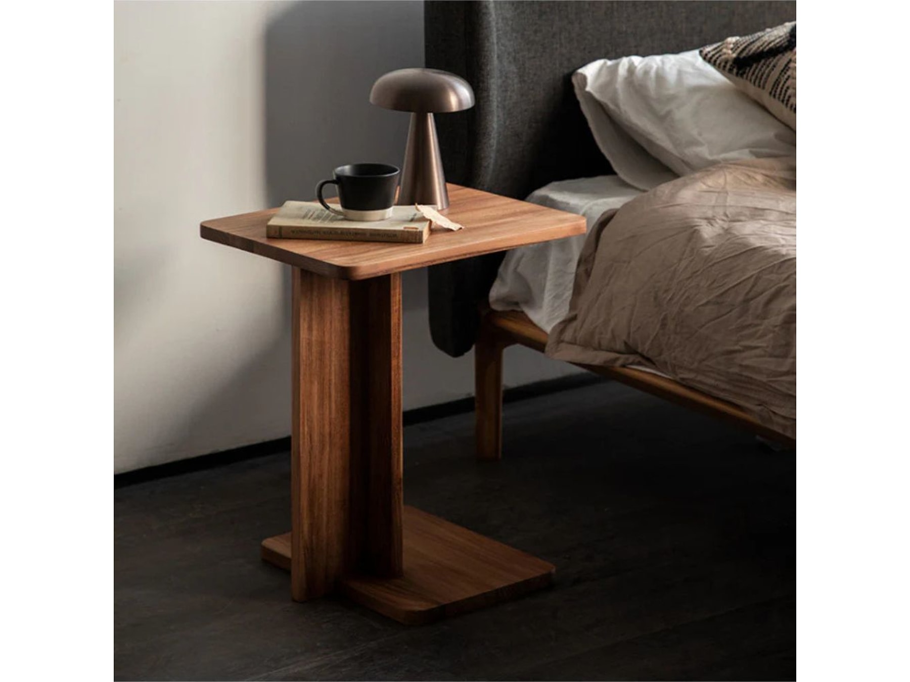 Bengaluru Side Table | solid wood for living Room — alternate view