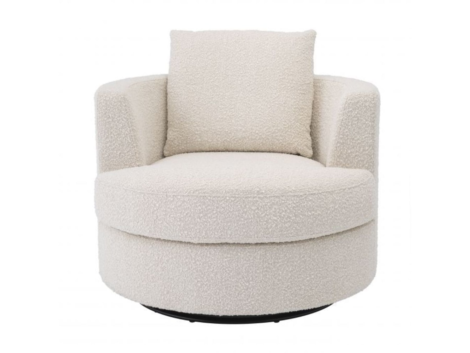Boucle Wing Accent Chair in Chennai – Designer Living Room Seating | Chennai Collection — alternate view