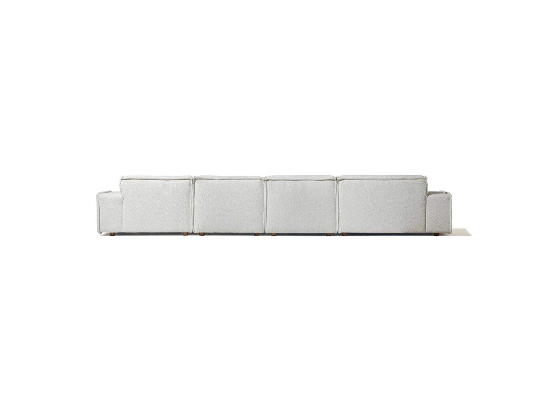 8 Seater L-Shaped Sofa for Living Room | Solid Wood Luxury Sofa — alternate view