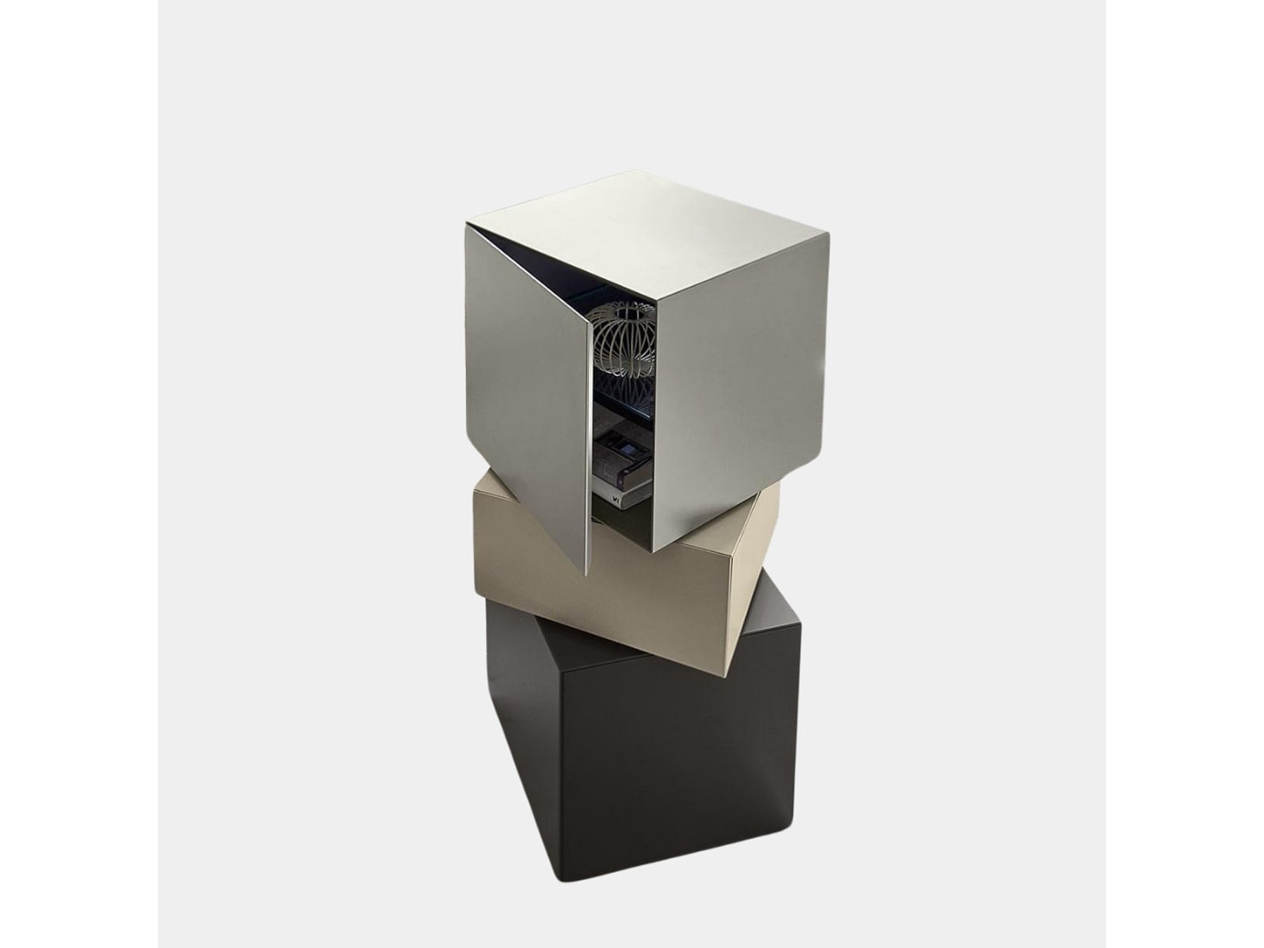 3 Layered Luxury Twisted Open Chest Bookshelf — alternate view