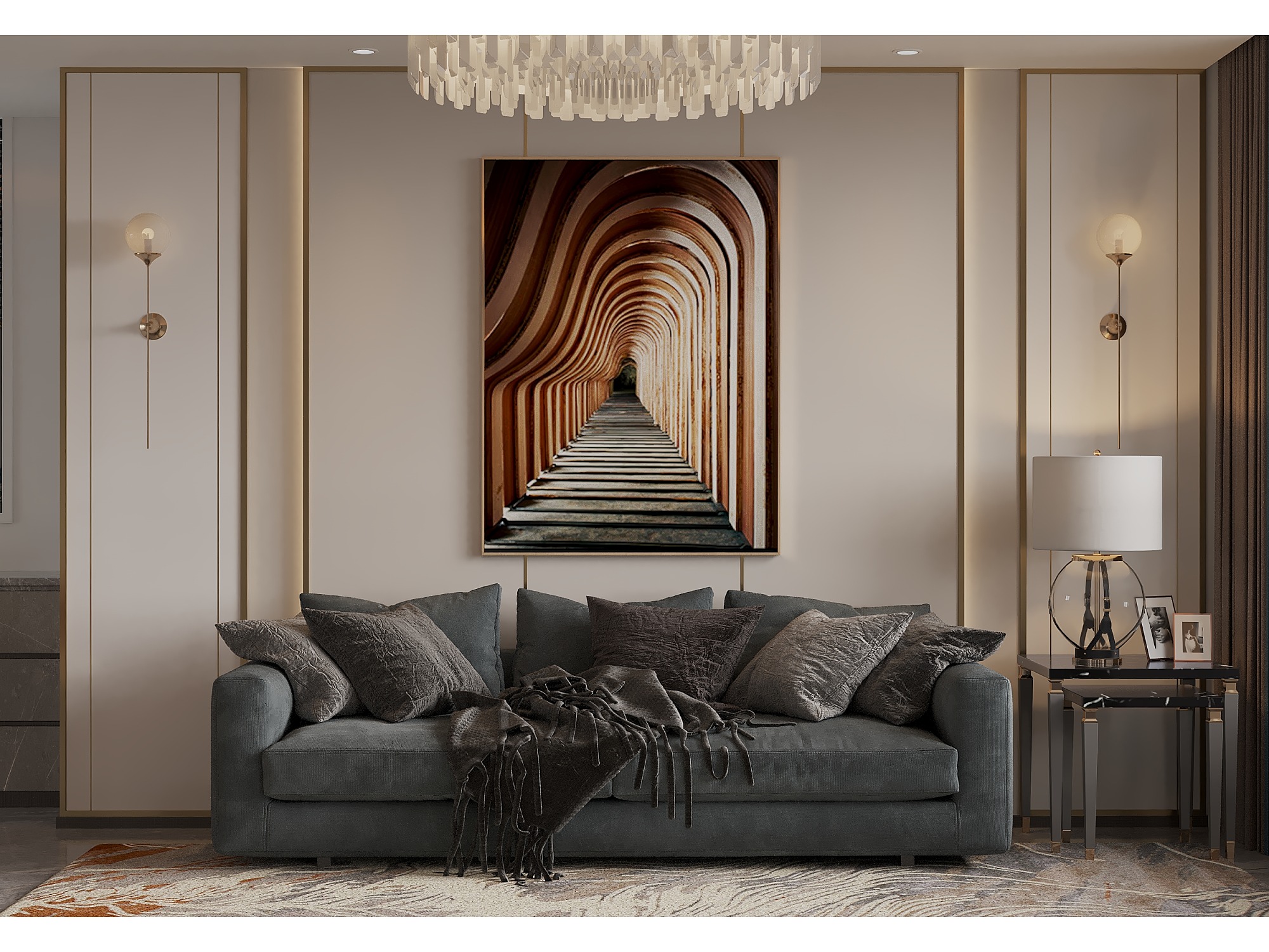 NOIR LUXE SOFA — primary
