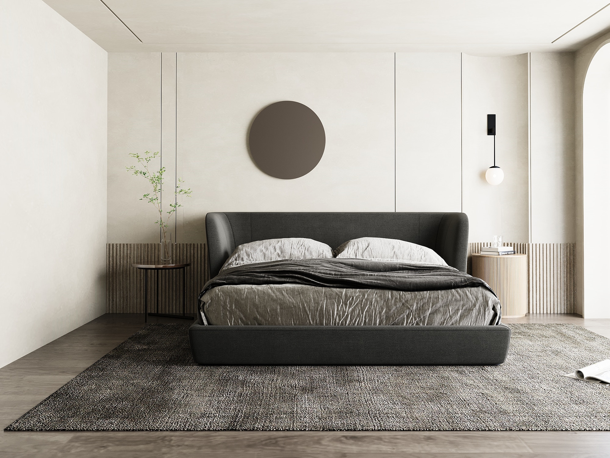 Noir Shell Bed — primary