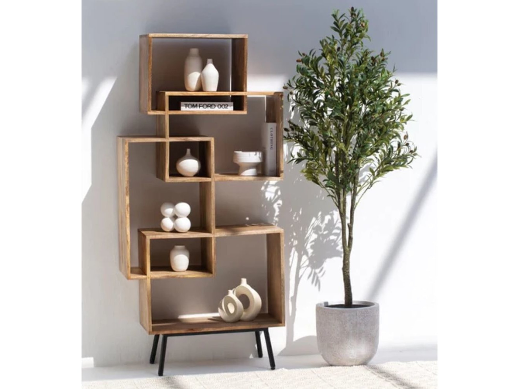 Diors Cubes Wooden Bookcase — view 1