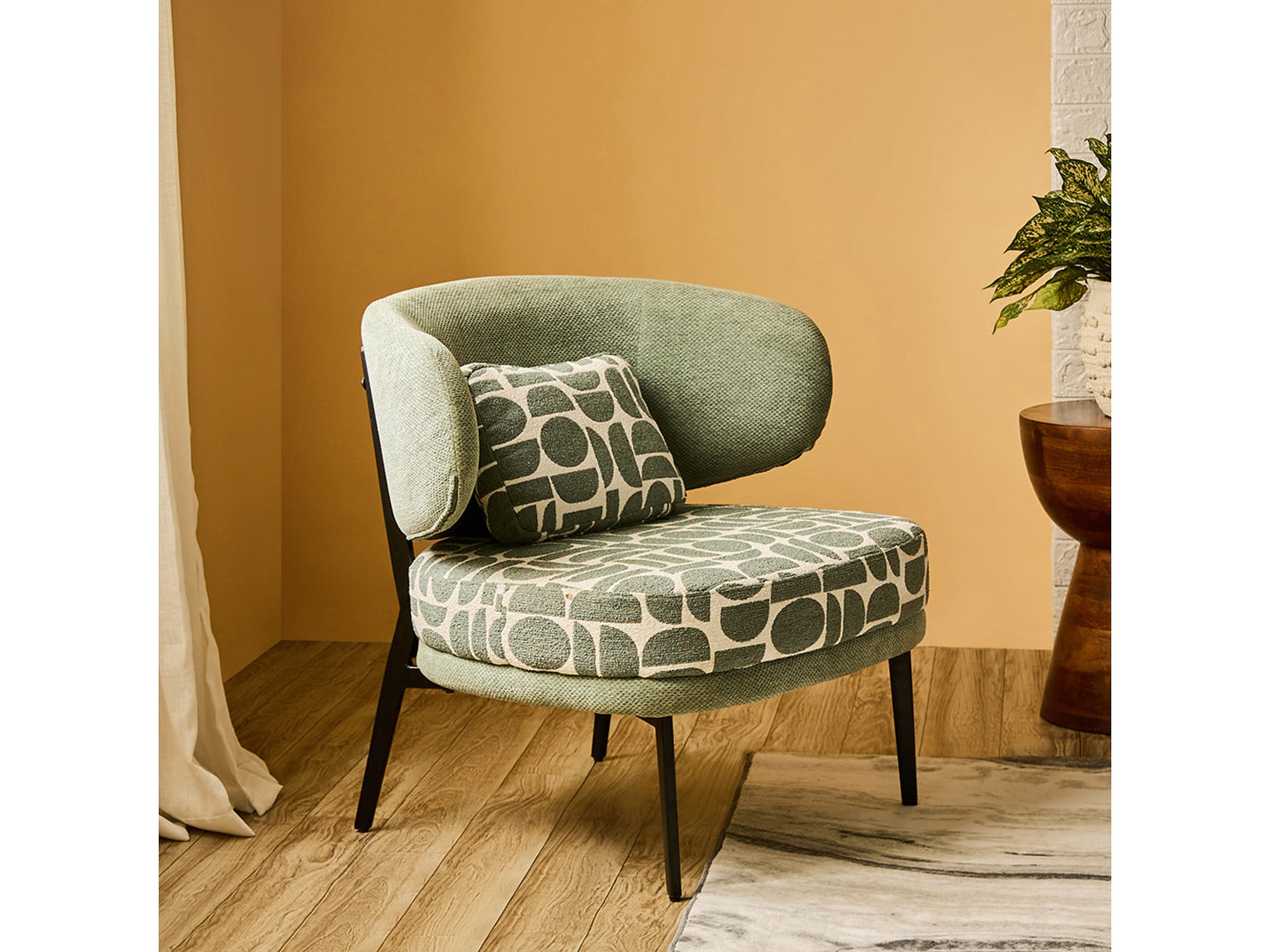 Ivyspire Glow Sage Green Boucle Sofa — view 1