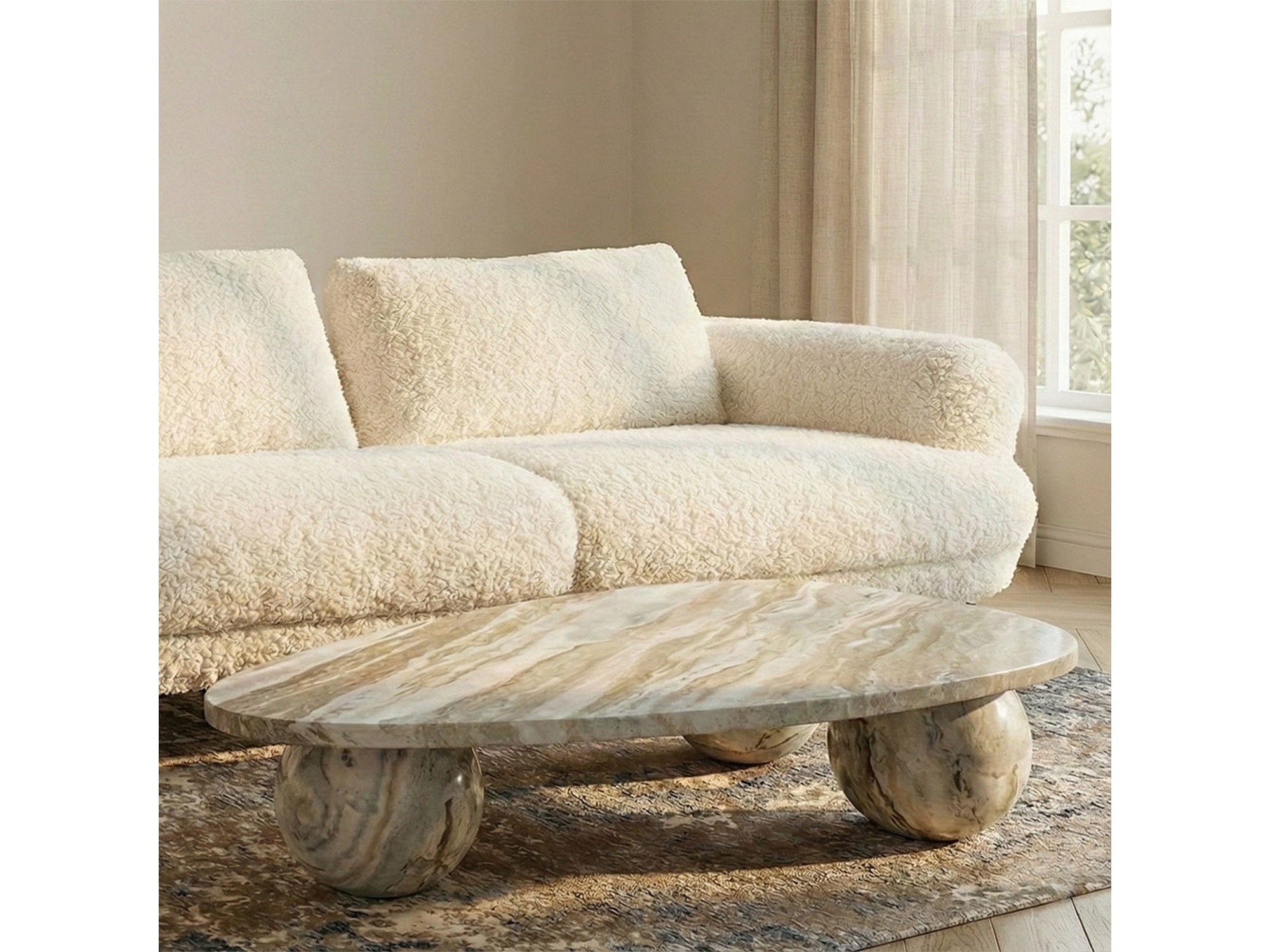 Antdot Sawar Marble Coffee Table — view 1