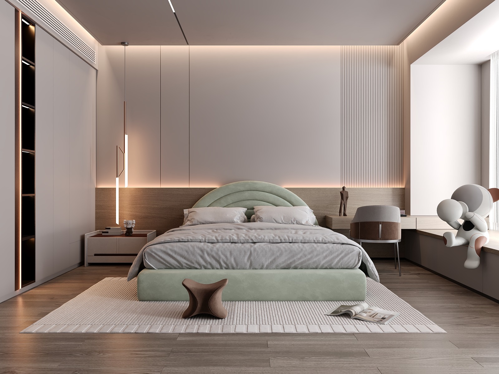 Lumina Arc Bed — primary