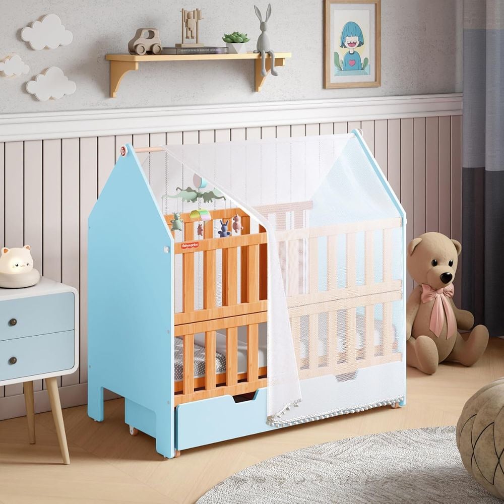 Furnhands Solid Wood Kids Bed | Safe & Stylish Toddler Bed Online India — view 1