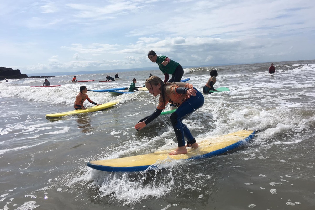 Go surfing at Porthcrawl 