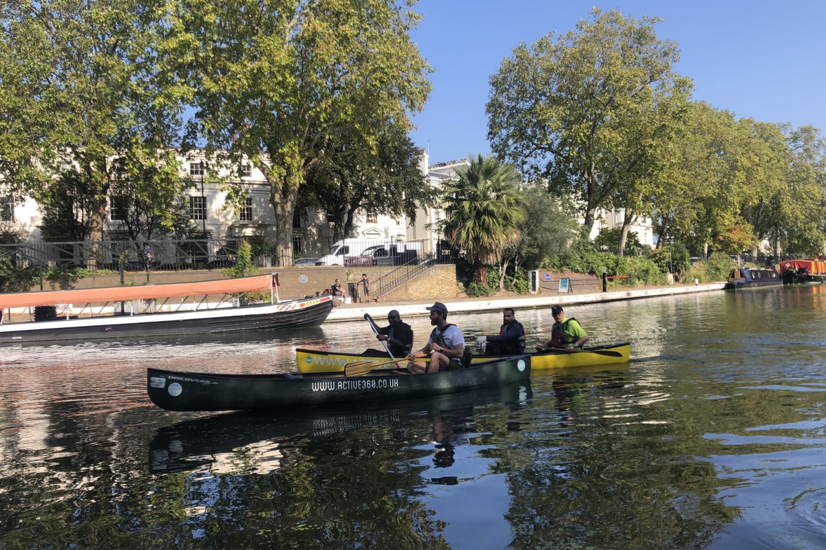 Book now canoeing with with Active 360