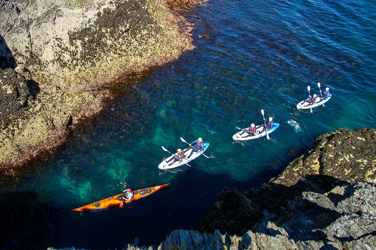 Book now kayaking with Cornish Rock Tors 