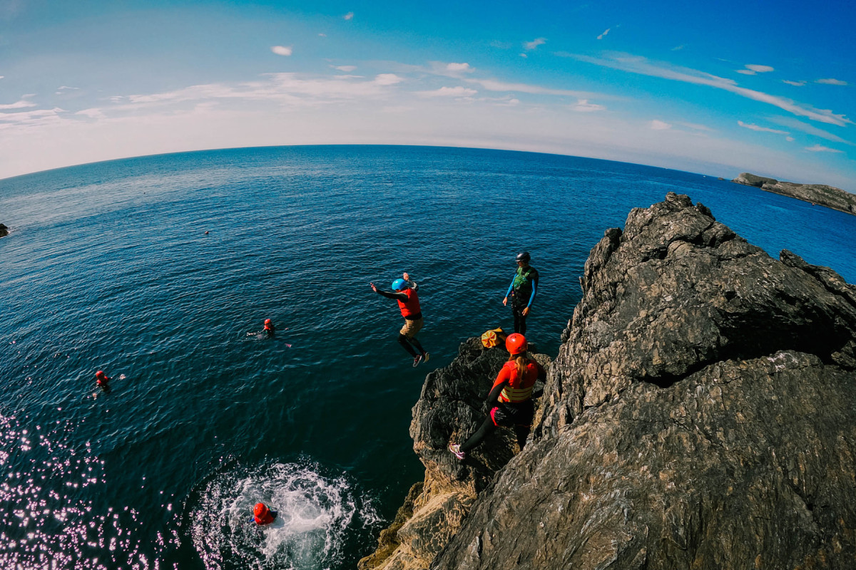 Book now a coasteering session 