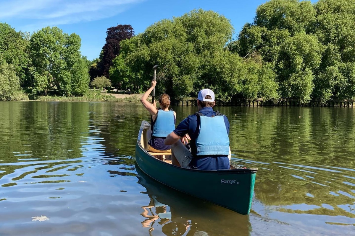 Book now a canoeing session