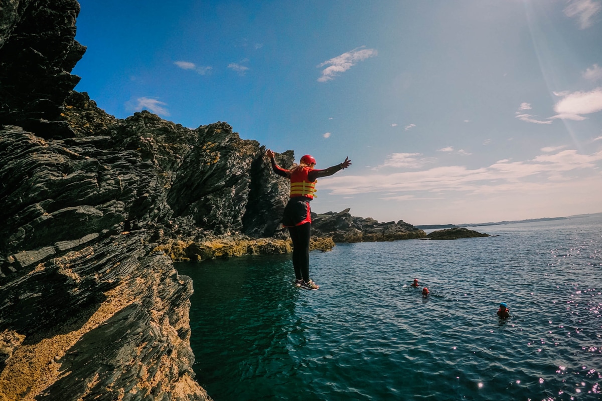 Book now a coasteering session 