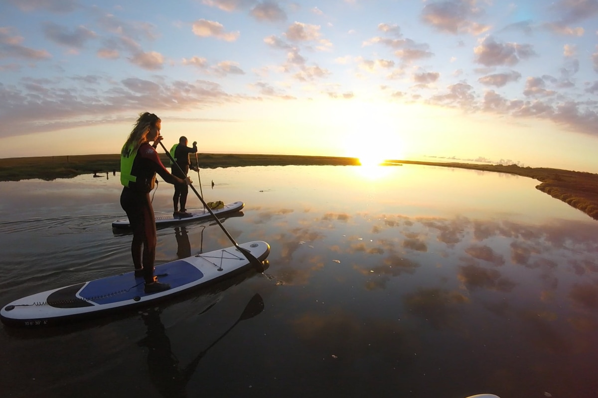 Stand-up paddleboarding