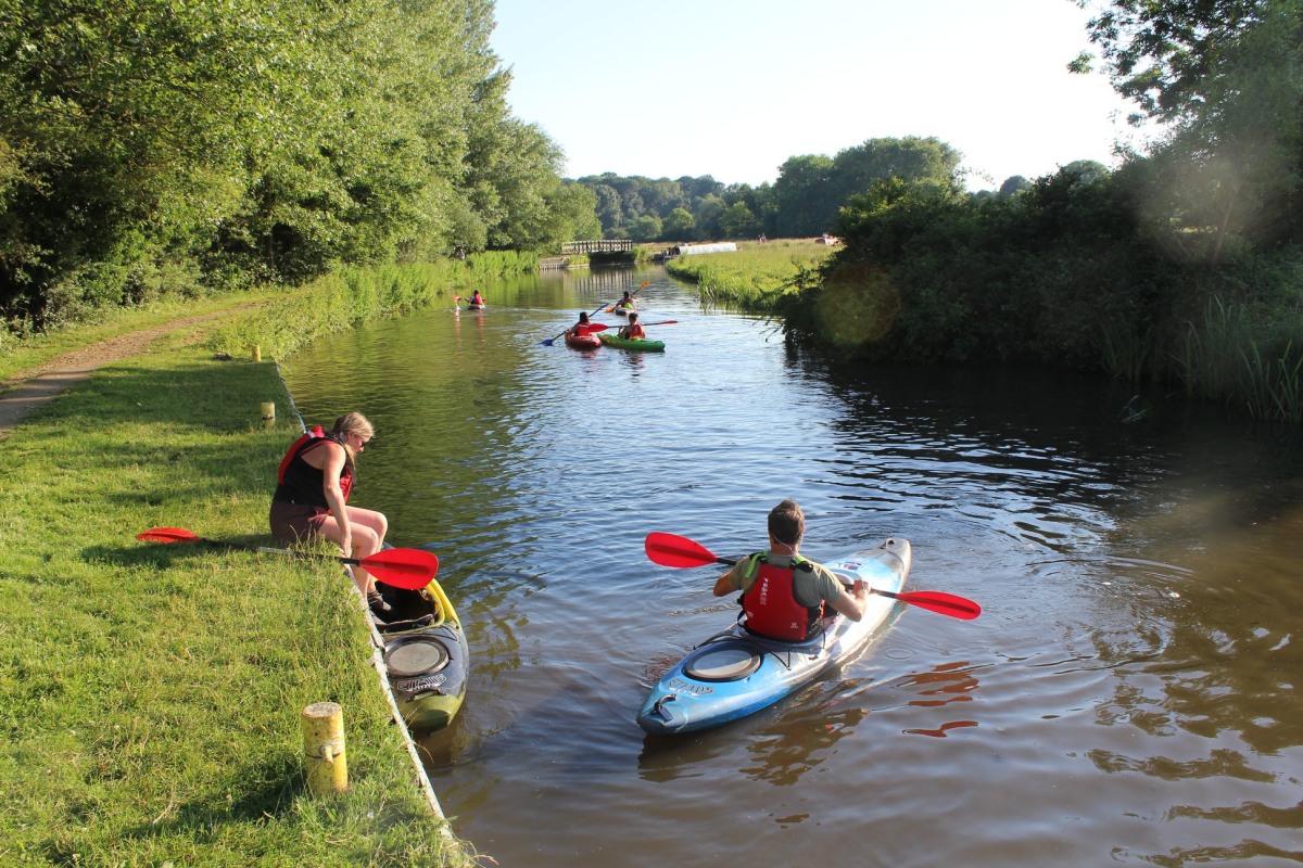 River Stort kayaking with Whoosh Explore