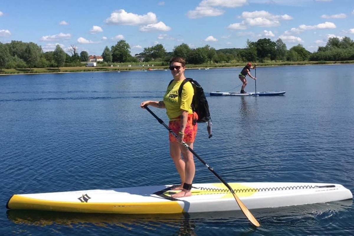 Frangipani SUP instructor Lucy