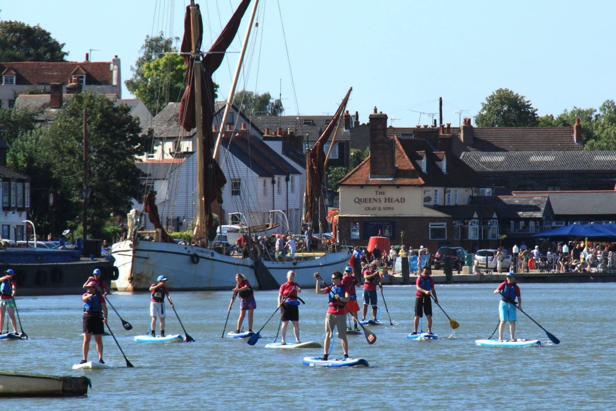 Frangipani SUP class on the River Chelmer Essex