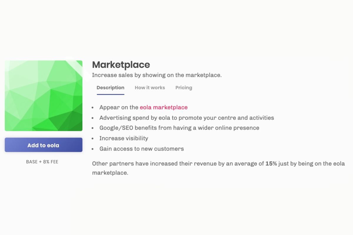 add marketplace to eola