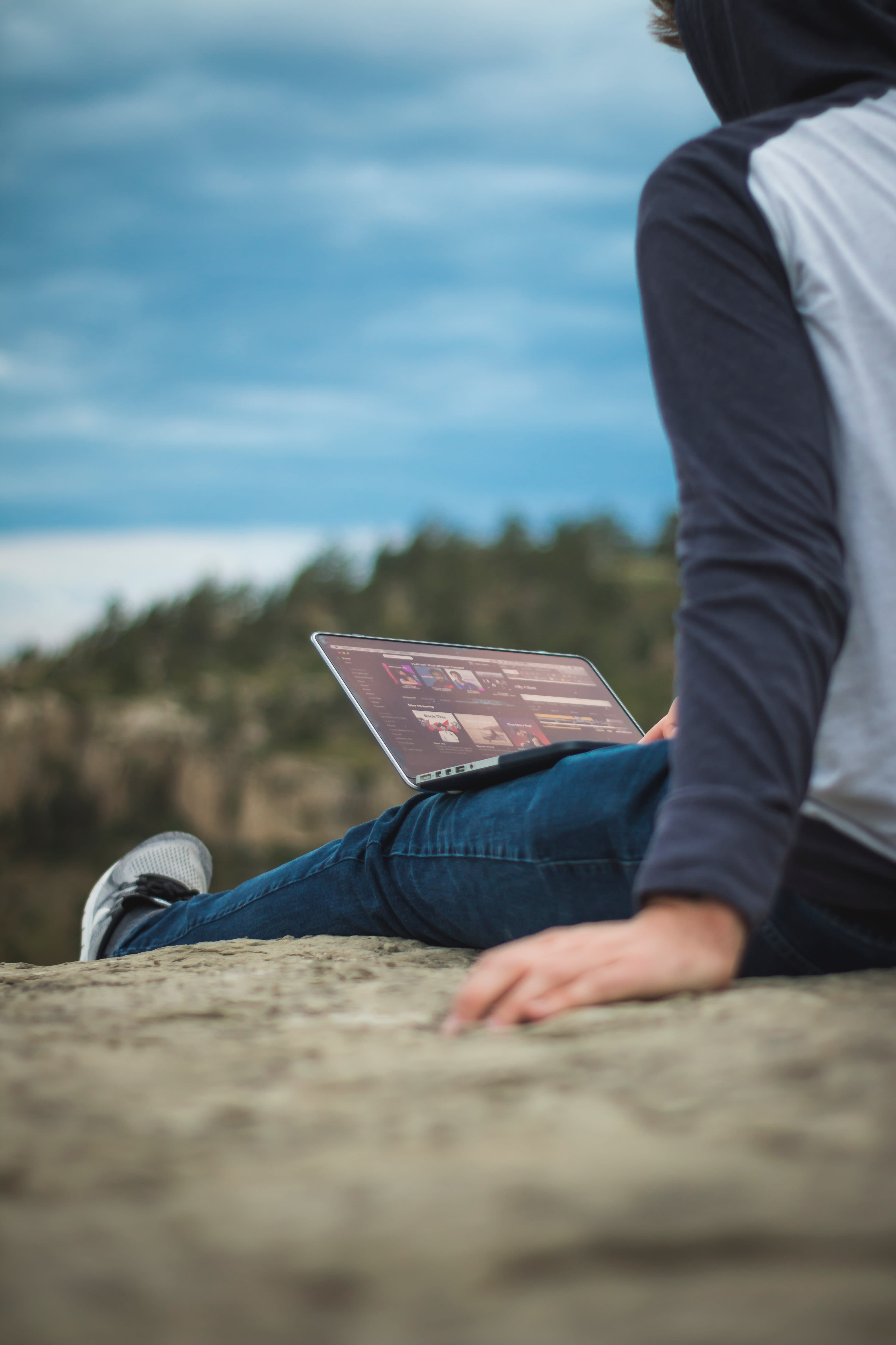 Man on a rock