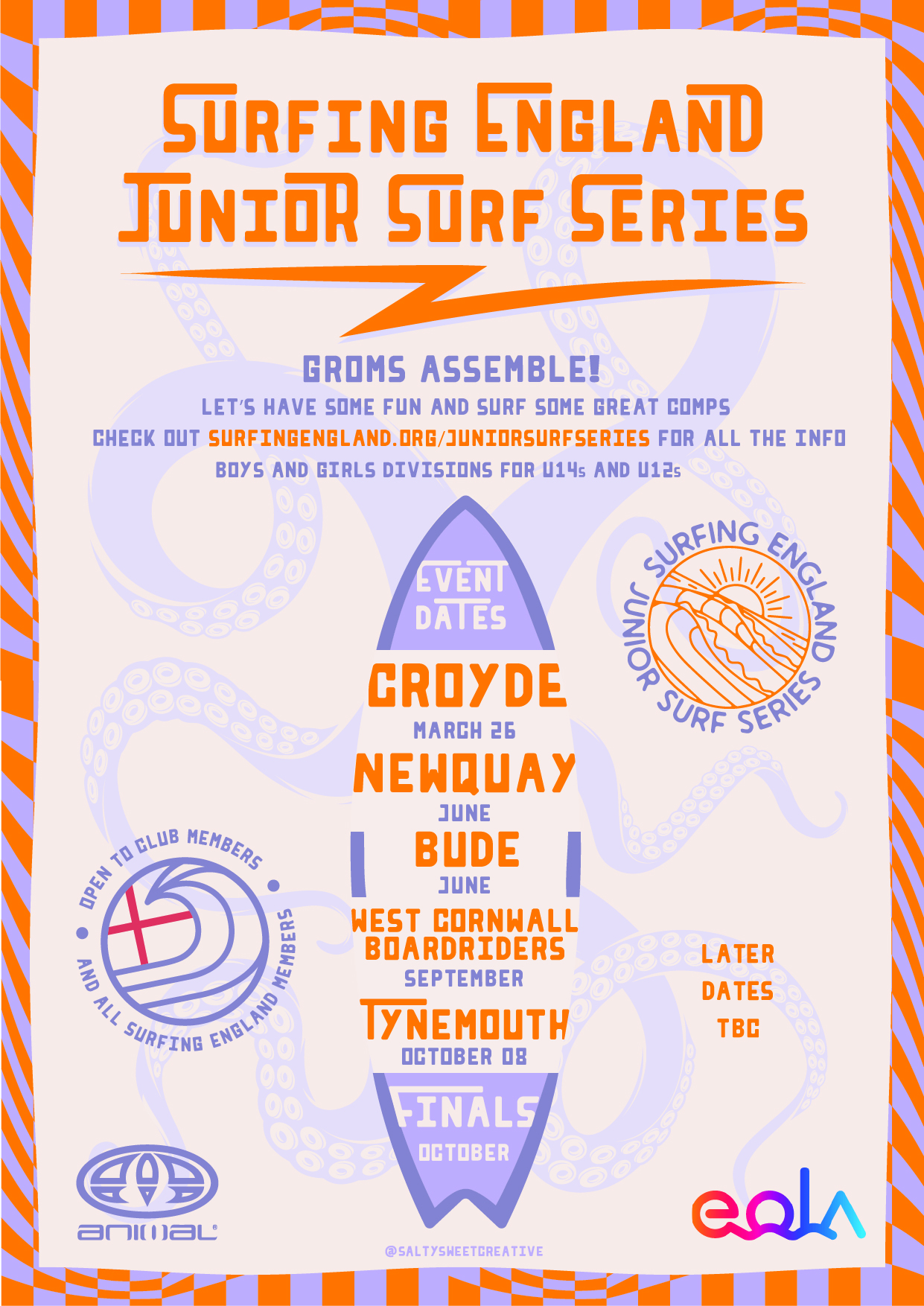 Surfing England JR Series poster