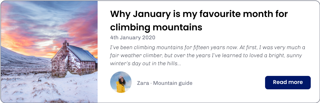 january mountaineering