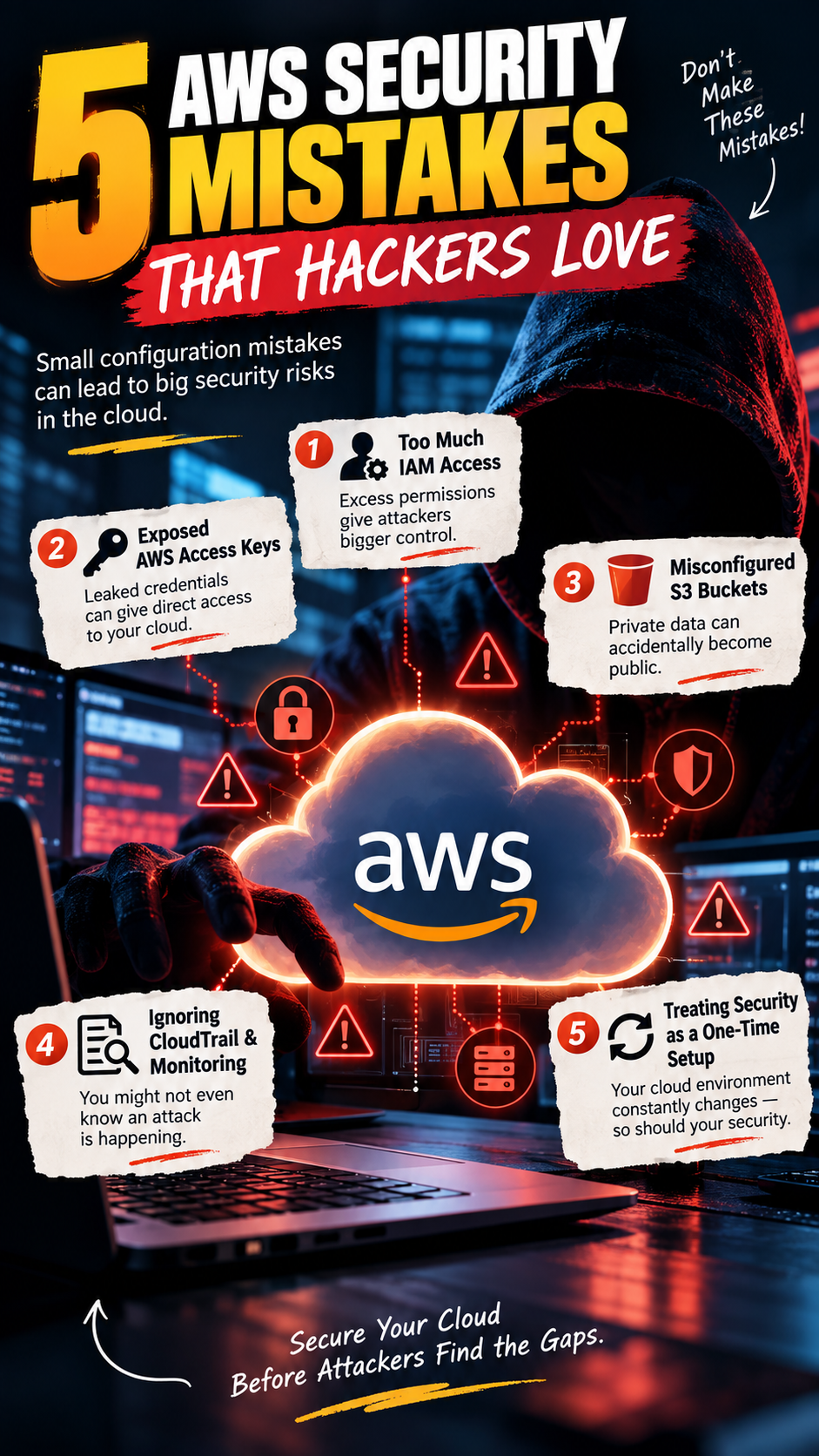 5 AWS Security Mistakes That Hackers Love